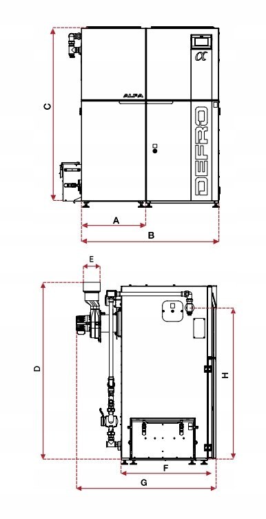 Kocioł na pellet ALFA II 12 kW - 5 klasa, Ecodesign Kocioł na pellet ALFA II 12 kW - 5 klasa, Ecodesign