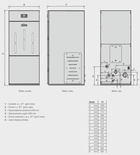 Piec Ferroli jednofunkcyjny stalowy na pellet 18 kW+ zasobnik Piec Ferroli jednofunkcyjny stalowy na pellet 18 kW+ zasobnik