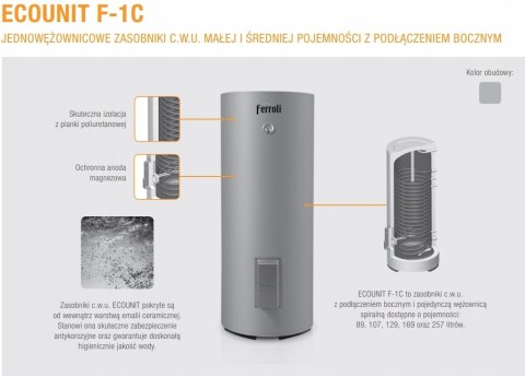 Piec, Kocioł Ferroli na pellet 12 kW + zasobnik 107 Piec, Kocioł Ferroli na pellet 12 kW + zasobnik 107