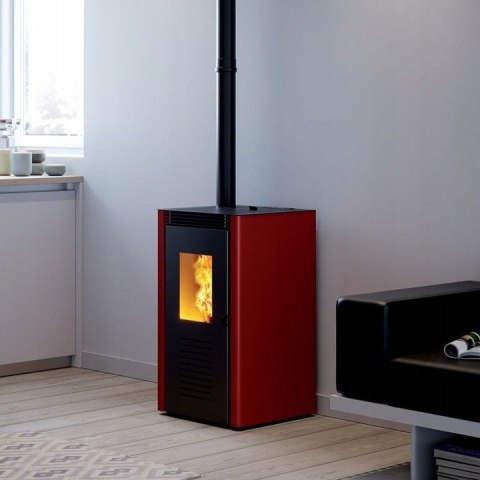 Piec na pellet Caminetti Montegrappa Nodo 4 kW z nadmuchem czarny Piec na pellet Caminetti Montegrappa Nodo 4 kW z nadmuchem czarny