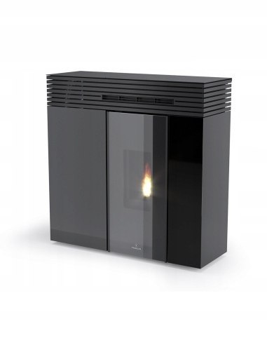 Piec piecyk na pellet Veronica Ghost Air N Black Line 9 kw czarny Piec piecyk na pellet Veronica Ghost Air N Black Line 9 kw czarny