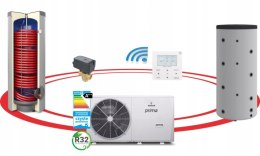 GALMET 4w1 Pompa ciepła monoblok PRIMA 16kW zasobnik CWU 300L bufor 200L
