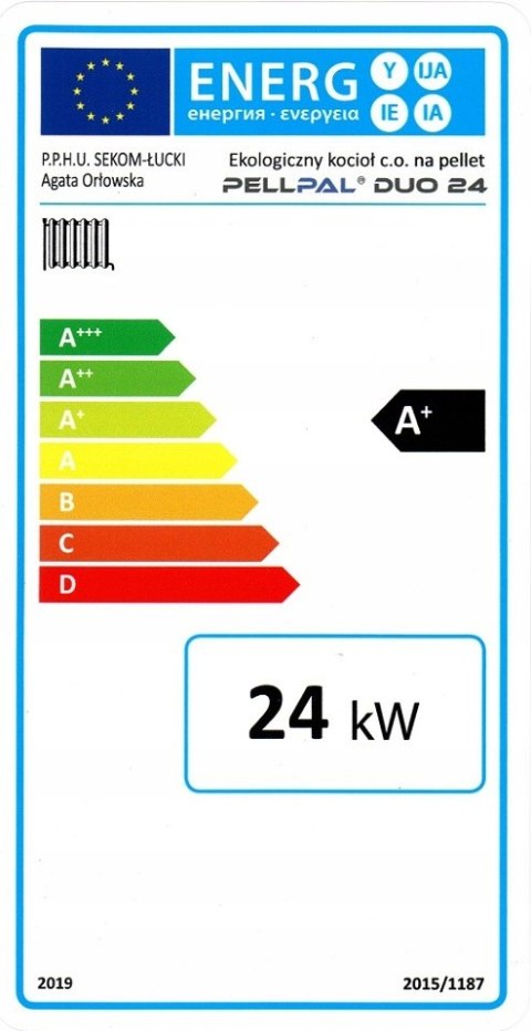 Kocioł na pellet PELLPAL DUO o mocy 24 kW 5 Klasa EcoDesign ZUM Kocioł na pellet PELLPAL DUO o mocy 24 kW 5 Klasa EcoDesign ZUM