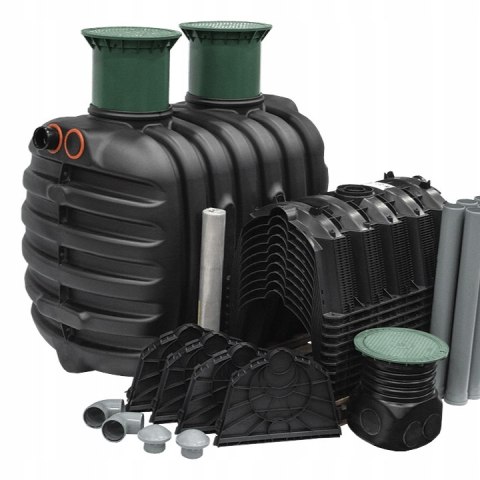 Oczyszczalnia przydomowa zestaw z komorami rozsączającymi 3400L W-265TM Oczyszczalnia przydomowa zestaw z komorami rozsączającymi 3400L W-265TM
