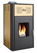 Piec Ferroli Breta Pellet 8 kW stalowy z płaszczem wodnym