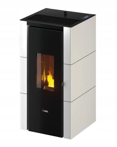 Piec na pellet Cadel Cristal 7,0 kW biały Piec na pellet Cadel Cristal 7,0 kW biały