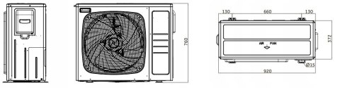 Pompa ciepła HAIER Super Aqua Split 4 kW Pompa ciepła HAIER Super Aqua Split 4 kW