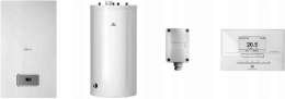 SAUNIER DUVAL pakiet kocioł THELIA CONDENS AS25+ zasob.150+E7C +sensor