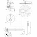 System podtynkowy prysznicowy Deante Arnika - Cejlo NTT_09QP