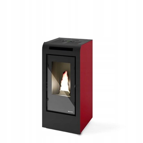 PIEC PIECYK KOMINEK NA PELLET Eva Calor Rosa 11 kW czerwony PIEC PIECYK KOMINEK NA PELLET Eva Calor Rosa 11 kW czerwony
