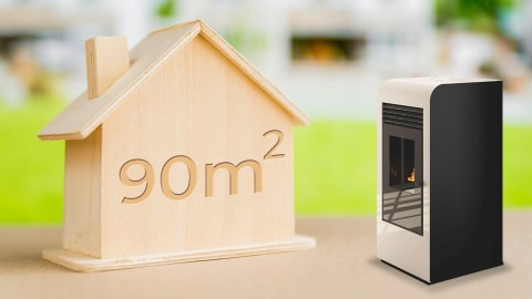 Piec Eva Calor jednofunkcyjny stalowy na pellet 9 kW czarny biały bordowy Piec Eva Calor jednofunkcyjny stalowy na pellet 9 kW czarny biały bordowy