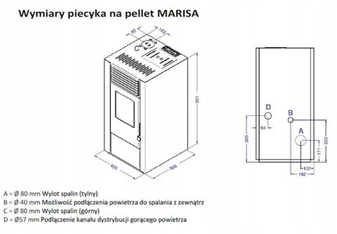 Piec Eva Calor stalowy na drewno, pellet 9 kW, AUTOMAT z pilotem Piec Eva Calor stalowy na drewno, pellet 9 kW, AUTOMAT z pilotem