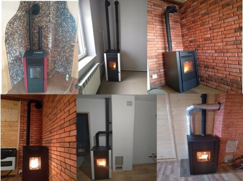 Piec Eva Calor stalowy na drewno, pellet 9 kW, AUTOMAT z pilotem Piec Eva Calor stalowy na drewno, pellet 9 kW, AUTOMAT z pilotem