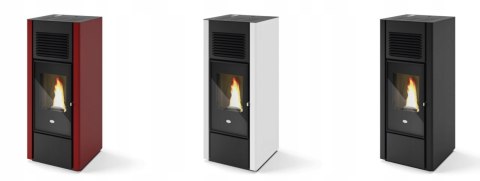 Piec piecyk kominek na pelet pellet Giusy15kW+ DGP czarny biały bordowy Piec piecyk kominek na pelet pellet Giusy15kW+ DGP czarny biały bordowy