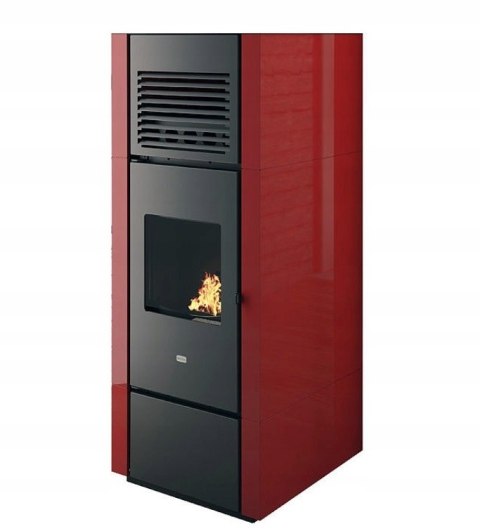 Piec piecyk na pellet Eva Calor Nia 15 kW z DGP czarny biały bordowy Piec piecyk na pellet Eva Calor Nia 15 kW z DGP czarny biały bordowy