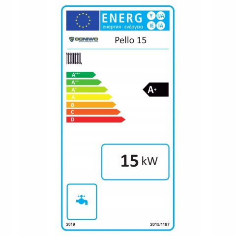 Piec stalowy na pellet OGNIWO PELLO 15 kW Piec stalowy na pellet OGNIWO PELLO 15 kW