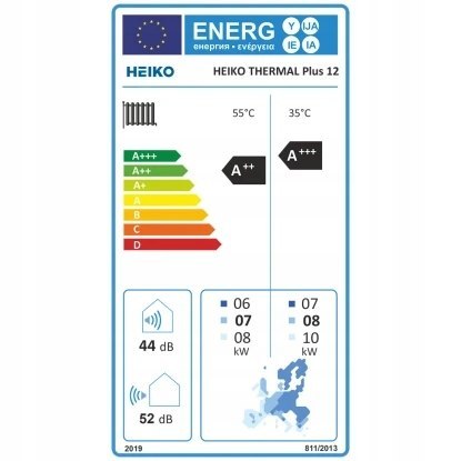 Pompa ciepła Heiko Thermal Plus 12 HEI00070 z zasobnikiem Pompa ciepła Heiko Thermal Plus 12 HEI00070 z zasobnikiem