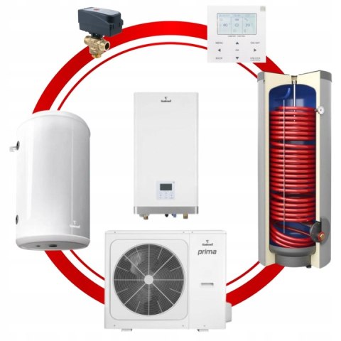 Pompa ciepła powietrzna split Prima S 8GT 8,3 kW 1F 230V R32 G200 B60 Pompa ciepła powietrzna split Prima S 8GT 8,3 kW 1F 230V R32 G200 B60
