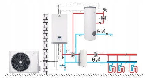 Pompa ciepła powietrzna split Prima S 8GT 8,3 kW 1F 230V R32 G200 B60 Pompa ciepła powietrzna split Prima S 8GT 8,3 kW 1F 230V R32 G200 B60