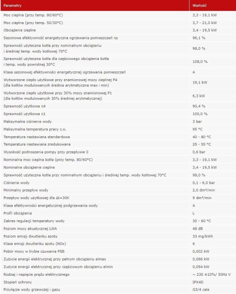 Kocioł gazowy konden GOLD PLUSII 20/20 kW dwufun wiszący WKD58E1000000/PLAT Kocioł gazowy konden GOLD PLUSII 20/20 kW dwufun wiszący WKD58E1000000/PLAT