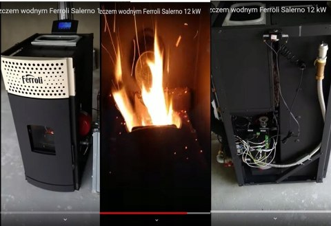 Piec, Kocioł Ferroli Salerno na pellet z płaszczem wodnym (6,0-18,0 kW) Piec, Kocioł Ferroli Salerno na pellet z płaszczem wodnym (6,0-18,0 kW)