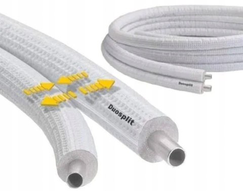 Rura miedziana Tubolit split 1/4" Bs1 d0 0,8 mm, 25m, SZC-068/E25 Rura miedziana Tubolit split 1/4" Bs1 d0 0,8 mm, 25m, SZC-068/E25