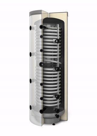 Zbiornik akumulacyjny warstwowy Multi-Inox 1000L wężownica Galmet 70-101600 Zbiornik akumulacyjny warstwowy Multi-Inox 1000L wężownica Galmet 70-101600