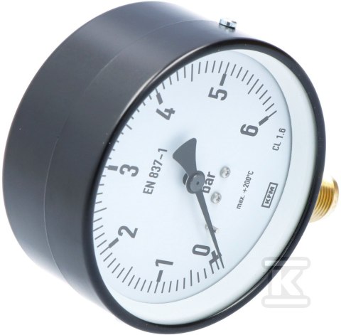 Manometr Wika M20x1,5 0-6 bar stal, 12231487 Manometr Wika M20x1,5 0-6 bar stal, 12231487
