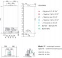 Piec Ariston stalowy na gaz kondensacyjny 24 kW