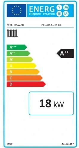 Piec Kocioł Biawar jednofunkcyjny stalowy na pellet 18 kW Piec Kocioł Biawar jednofunkcyjny stalowy na pellet 18 kW