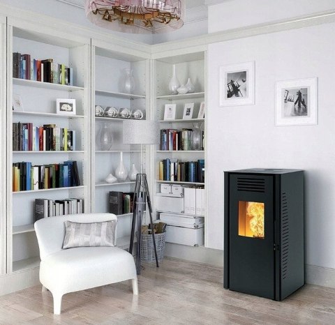 Piec na pellet Caminetti Montegrappa Piano 7 kW szary Piec na pellet Caminetti Montegrappa Piano 7 kW szary