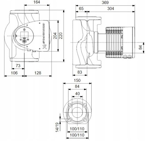 Bezdławnicowa pompa obiegowa MAGNA3 40-80 F 220 1 GRUNDFOS 97924268 Bezdławnicowa pompa obiegowa MAGNA3 40-80 F 220 1 GRUNDFOS 97924268