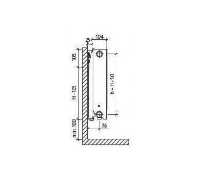 Grzejnik PURMO PLAN FCV22 600x800 1341W Grzejnik PURMO PLAN FCV22 600x800 1341W