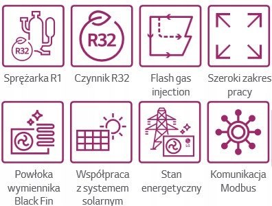Pompa ciepła LG HM123M 12kW 3-fazowy Pompa ciepła LG HM123M 12kW 3-fazowy