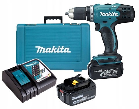 Wiertarko-wkrętarka 18V DDF453RFE Makita / 2 x 3,0Ah