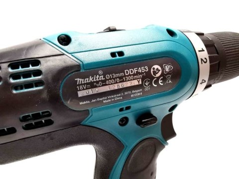 Wiertarko-wkrętarka 18V DDF453RFE Makita / 2 x 3,0Ah