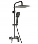 Zestaw prysznicowy natynkowy Valvex Loft Black