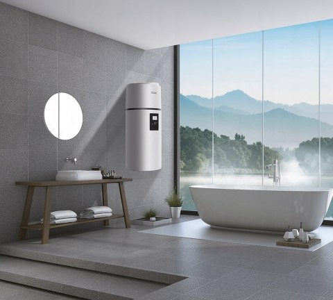 HAIER AQUA M8 ECO MINI POMPA CIEPŁA CWU Z ZASOBNIKIEM 82L 1KW HP80M8-9