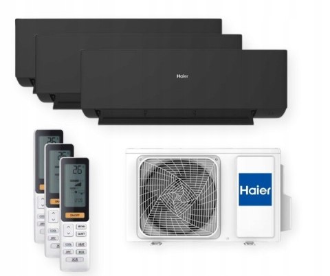 Haier EXPERT Plus Black Matt Klimatyzator 2.8 kW ścienny