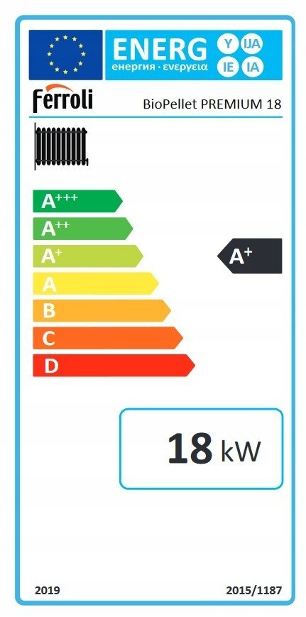 KOCIOŁ Ferroli BIOPELLET TOP 18 kW 5klasa dostępny