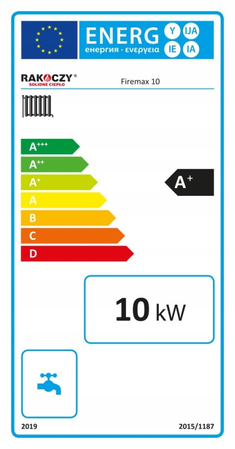 Kocioł na pellet 190 10kW FIREMAX PLUS Rakoczy
