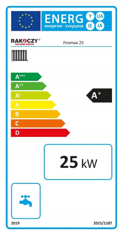 Kocioł na pellet RAKOCZY Firemax 190 25 kW STANDARD