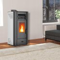 Kominek Piec na Pellet 10 KW Anita Sannover biały Klasa energetyczna A+