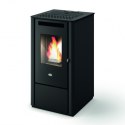 PIEC NA PELLET EVA CALOR Thelma 9 kW z nadmuchem czarny