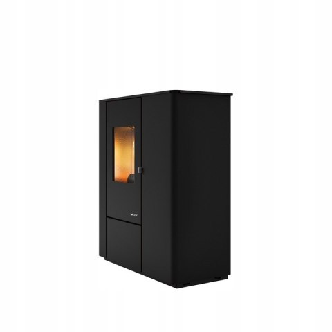 PIEC NA PELLET Eva Calor Vale 8 kW z nadmuchem czarny
