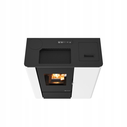 PIEC NA PELLET Eva Calor Vale 8 kW | z nadmuchem | czarny