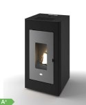 PIEC PIECYK KOMINEK NA PELLET Z PŁASZCZEM WODNYM LUISA HYDRO 11kW CZARNY