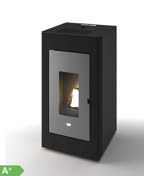 PIEC PIECYK KOMINEK NA PELLET Z PŁASZCZEM WODNYM LUISA HYDRO 11kW CZARNY