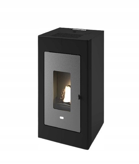 PIEC PIECYK KOMINEK NA PELLET Z PŁASZCZEM WODNYM LUISA HYDRO 11kW CZARNY
