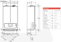 Pakiet 1-fun.kondensacyjny kocioł Immergas TERA 24 zasobnik UBS160V3 sonda